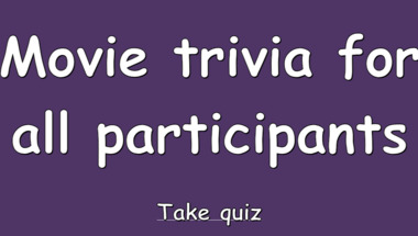 Movie trivia quiz suitable for all audiences