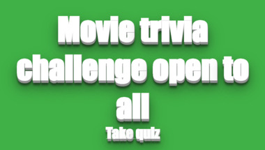 Movie trivia quiz suitable for all audiences.