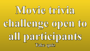 Movie trivia quiz suitable for all audiences
