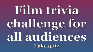 Movie trivia quiz suitable for all audiences
