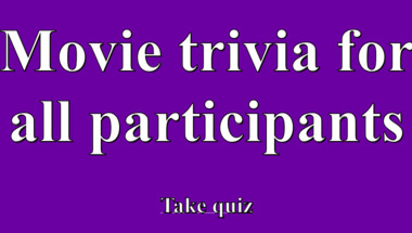 Movie trivia quiz suitable for all audiences