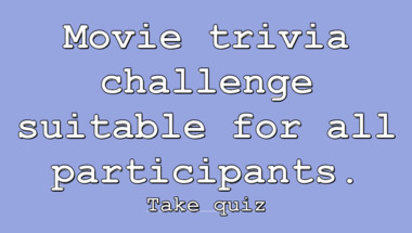 Movie trivia quiz suitable for all audiences