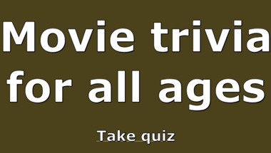 Movie trivia quiz suitable for all audiences