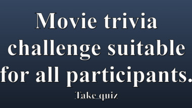Movie trivia quiz suitable for all audiences