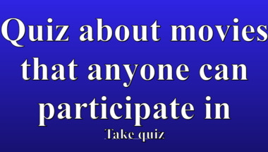 Movie trivia quiz suitable for all audiences