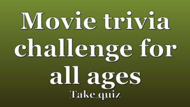 Movie trivia quiz suitable for all audiences