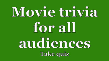 Movie trivia quiz suitable for all audiences