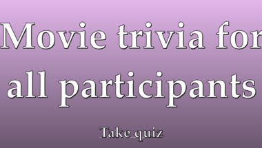 Quiz for movie buffs