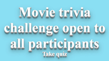 Movie trivia quiz for all audiences