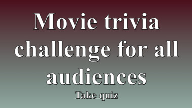 Movie trivia quiz suitable for all audiences