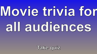 Movie trivia quiz suitable for all audiences