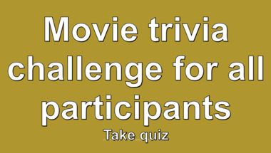 Movie trivia quiz suitable for all audiences