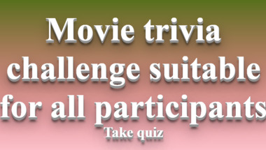 Movie trivia quiz suitable for all audiences