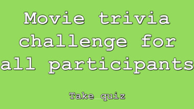 Movie trivia quiz suitable for all audiences