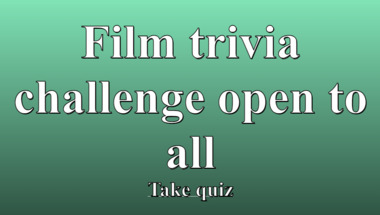 Movie trivia quiz suitable for all audiences