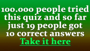 Trivia quiz for general knowledge