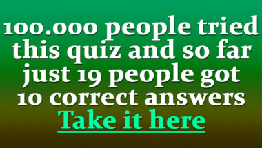 Trivia quiz on a variety of topics