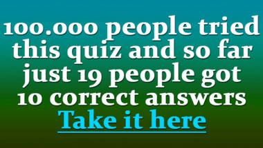 Test your knowledge with this general trivia quiz.