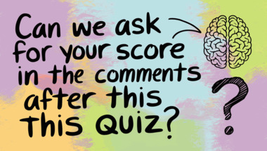 Trivia quiz covering a range of topics