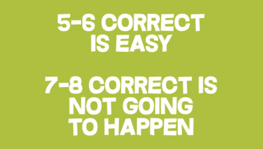 Expert level trivia quiz