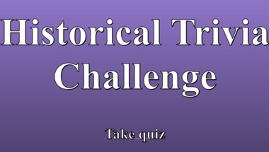 History Quiz