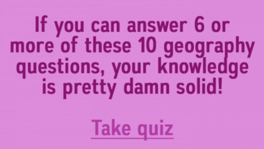 10 mixed questions about geography