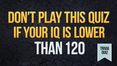 High IQ trivia challenge