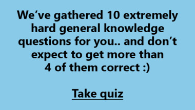General Trivia Quiz