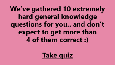 General Trivia Quiz