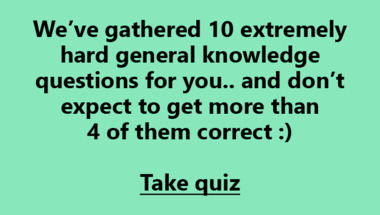 General Trivia Quiz