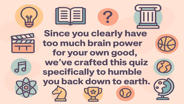 Trivia quiz for people who are not just all talk