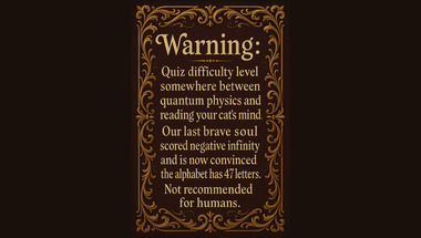 General Trivia Quiz with 10 fun questions