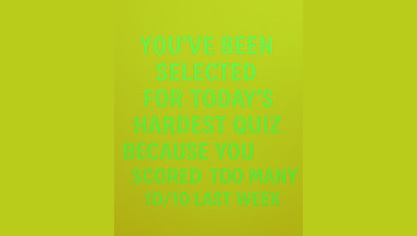 General Trivia IQ challenge