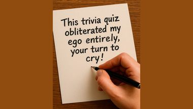Trivia quiz for you