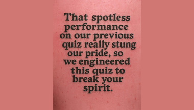 Trivia quiz to have fun with