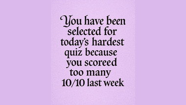 Trivia quiz for smart people