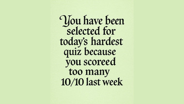 Trivia quiz for smart people