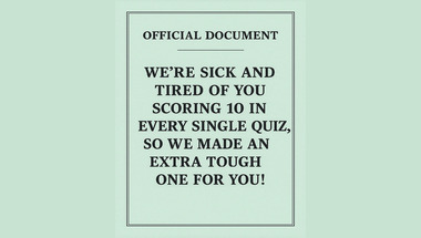 Trivia quiz for smart people