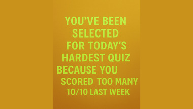 Trivia quiz for smart people