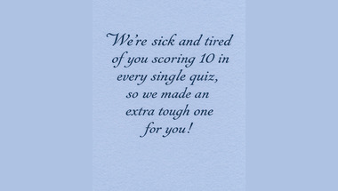 Trivia quiz for smart people