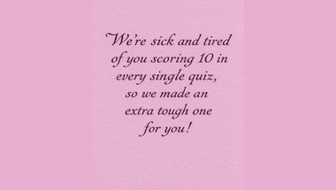 Trivia quiz for smart people