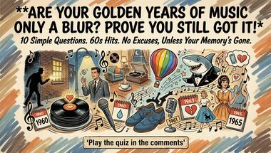 Decade of Grooves: 10-Question 1960s Music Challenge