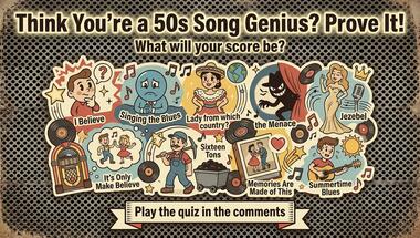 Decade of Hits: 10-Question 1950s Music Challenge