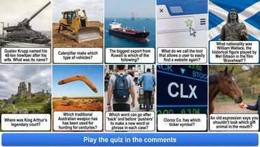 10-question quiz of curious facts