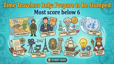 Test your knowledge with 10 captivating history questions