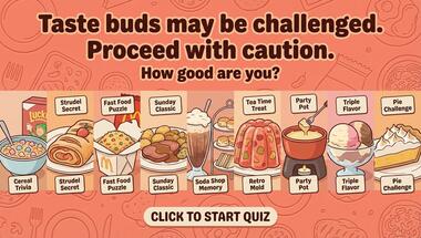Test your taste buds: 10-question culinary quiz