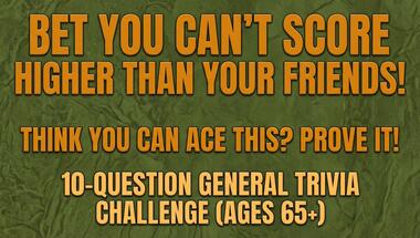 10-question general knowledge challenge