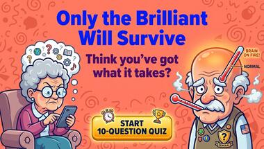 10-question general knowledge challenge