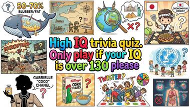 Ten-question brain teaser (general knowledge)