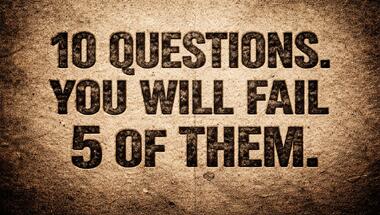 10-question general knowledge challenge